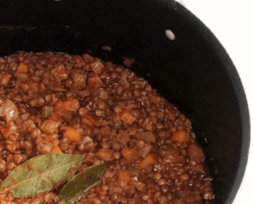 Ragù di lenticchie